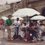 August 2nd 1988 - Ivo Araújo jamming Brazilian music in Central Park New York City
