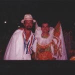 1995 - Ivo Araújo and Mestre Bira playing with the Escola de Samba União da Ilha do Governador in Rio de Janeiro