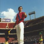 2001 - Manhattan Samba playing at a soccer game in the Giant Stadium Red Bull in New Jersey