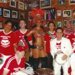 April 7th 2006 - Manhattan Samba posing at Brasilia Grill in Newark